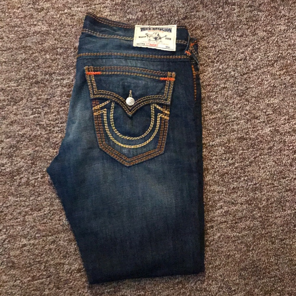 TRU RELIGION JEANS SIZE 38 Straight
